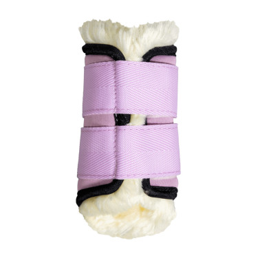 Guêtres Turnout Kentucky mouton Vegan paillettes de licorne Vieux rose