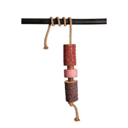 Rustgevend houten speeltje Grooming Deluxe met zoutsteen Rustgevend houten speeltje Grooming Deluxe met zoutsteen