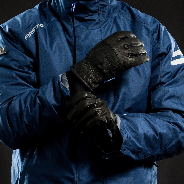 Gants d'équitation cuir d'hiver Finn-Tack Elite Gants d'équitation cuir d'hiver Finn-Tack Elite