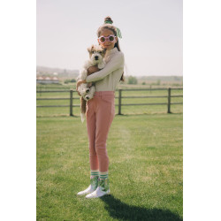 Pantalon Miami City Kentucky grip genoux fille Vieux rose