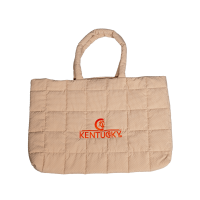 Gewatteerde tas Logo Kentucky Beige