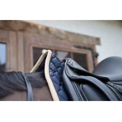 Tapis de selle Kentucky Softshell Onion Quilt Dressage Marine Bleu marine