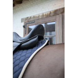 Tapis de selle Kentucky Softshell Onion Quilt Dressage Marine Bleu marine