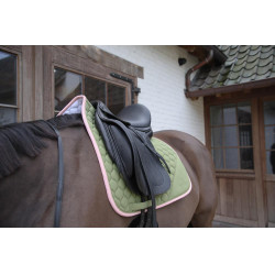 Tapis de selle Kentucky Softshell Onion Quilt Dressage Khaki Kaki