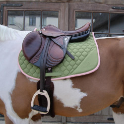 Tapis de selle Kentucky Softshell Onion Quilt Jumping Khaki Kaki Tapis de selle Kentucky Softshell Onion Quilt Jumping Khaki Kaki