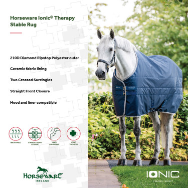Horseware Ionic Therapy 50g staldeken Horseware Ionic Therapy 50g staldeken