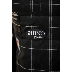 Couverture d'écurie Horseware Rhino 350g VL Noir / carreaux blanc gris Couverture d'écurie Horseware Rhino 350g VL Noir / carreaux blanc gris