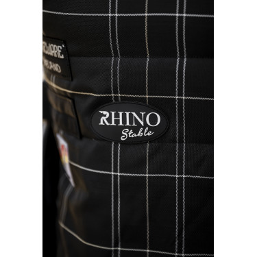 Horseware Rhino 350g VL staldeken Zwart / wit-grijze ruiten