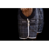 Horseware Rhino Pony Staldeken 250g VL Zwart / wit-grijze ruiten Horseware Rhino Pony Staldeken 250g VL Zwart / wit-grijze ruiten