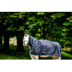 Couverture de travail imperméable Horseware Newmarket 210D Marine witney Bleu marine Couverture de travail imperméable Horseware Newmarket 210D Marine witney Bleu marine