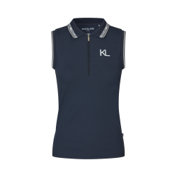 Mouwloze polo voor dames Kingsland KLNaira in piqué breisel