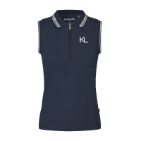 Polo sans manches Kingsland KLNaira en maille piquée femme Marine Bleu marine Polo sans manches Kingsland KLNaira en maille piquée femme Marine Bleu marine