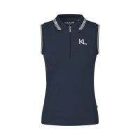 Polo sans manches Kingsland KLNaira en maille piquée femme Marine