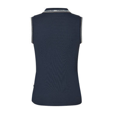 Polo sans manches Kingsland KLNaira en maille piquée femme Marine Bleu marine Polo sans manches Kingsland KLNaira en maille piquée femme Marine Bleu marine