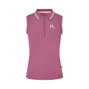 Polo sans manches Kingsland KLNaira en maille piquée femme Polo sans manches Kingsland KLNaira en maille piquée femme