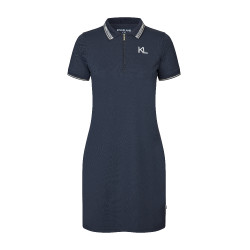 Robe polo Kingsland KLNaira en maille piquée femme Marine Bleu marine