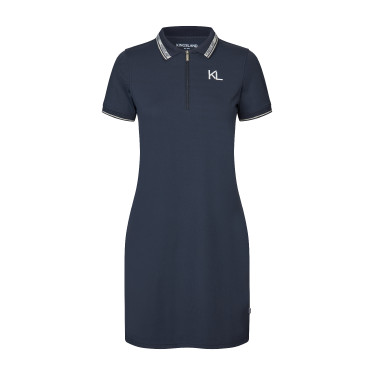 Robe polo Kingsland KLNaira en maille piquée femme Marine Bleu marine
