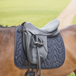 Tapis de selle Kingsland KLNelly dressage rafraîchissant Marine Bleu marine