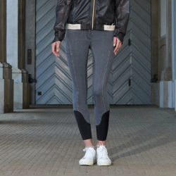 Kingsland KLKayce denim broek met full seat voor dames met H-figuur Grijs jeans