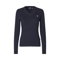 Pull Kingsland col en V Classic femme Marine