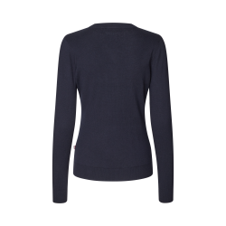 Pull Kingsland col en V Classic femme Marine Bleu marine
