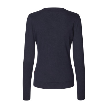 Pull Kingsland col en V Classic femme Marine Bleu marine