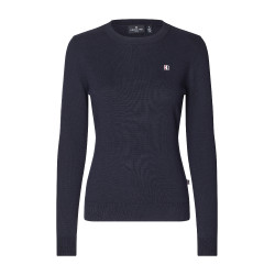 Dames trui Kingsland ronde hals Classic Marine Marineblauw