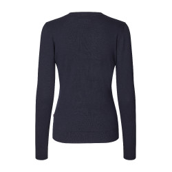 Dames trui Kingsland ronde hals Classic Marine Marineblauw