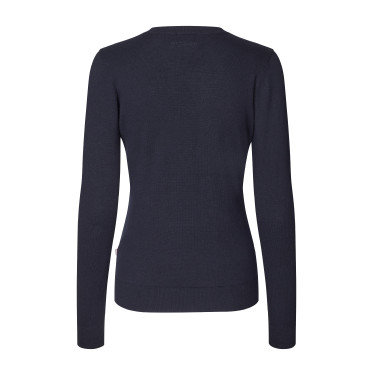 Dames trui Kingsland ronde hals Classic Marine Marineblauw