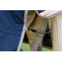 Horseware Amigo 1200D Plus Poney Turnout 0g Deken Marine / titaangrijs / zilver Marineblauw