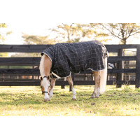 Couverture Horseware Amigo 1200D Poney Turnout 0g Noir / gris titane / argent Couverture Horseware Amigo 1200D Poney Turnout 0g Noir / gris titane / argent