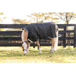 Horseware Amigo 1200D Poney Turnout 50g deken Zwart / titaniumgrijs / zilver