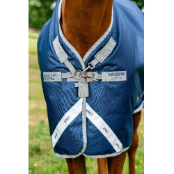 Horseware Amigo 1200D Turnout 100g deken Marine / titaangrijs / zilver Marineblauw Horseware Amigo 1200D Turnout 100g deken Marine / titaangrijs / zilver Marineblauw