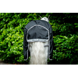 Horseware Amigo 1200D Turnout 100g deken Zwart / titaniumgrijs / zilver