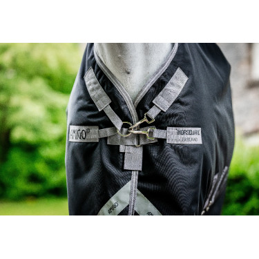 Horseware Amigo 1200D Turnout 250g deken Zwart / titaniumgrijs / zilver Horseware Amigo 1200D Turnout 250g deken Zwart / titaniumgrijs / zilver