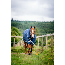 Horseware Amigo 1200D Turnout Plus 50g deken Marine / titaangrijs / zilver Marineblauw