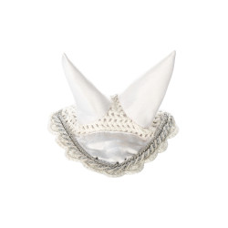 Bonnet anti-mouches de compétition HKM Hobby Horsing Blanc Bonnet anti-mouches de compétition HKM Hobby Horsing Blanc