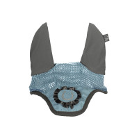 Bonnet anti-mouches HKM Nele Bleu gris Bonnet anti-mouches HKM Nele Bleu gris
