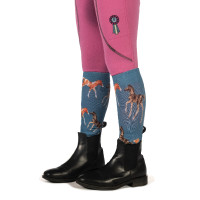 Chaussettes HKM Pony Club Rose Chaussettes HKM Pony Club Rose