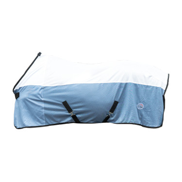 Couverture anti-mouches HKM Colourful Bleu gris