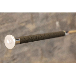 Cravache HKM Amalfi Taupe Marron