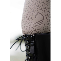 Legging HKM Amalfi fond 1/1 en silicone Taupe Marron Legging HKM Amalfi fond 1/1 en silicone Taupe Marron