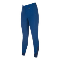 Legging HKM Amalfi fond 1/1 en silicone Bleu royal