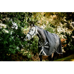 Couverture Horseware Amigo 1200D Wug Turnout 50g Noir / gris titane / argent Couverture Horseware Amigo 1200D Wug Turnout 50g Noir / gris titane / argent