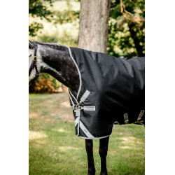 Couverture Horseware Amigo 1200D Wug Turnout 50g Noir / gris titane / argent Couverture Horseware Amigo 1200D Wug Turnout 50g Noir / gris titane / argent