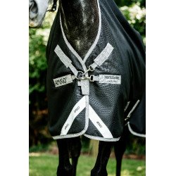 Couverture Horseware Amigo 1200D Wug Turnout 50g Noir / gris titane / argent Couverture Horseware Amigo 1200D Wug Turnout 50g Noir / gris titane / argent