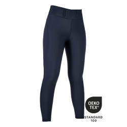 Legging HKM Jil taille haute fond 1/1 en silicone Bleu foncé Legging HKM Jil taille haute fond 1/1 en silicone Bleu foncé