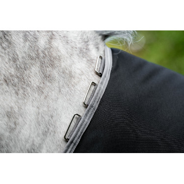 Horseware Amigo 1200D XL Turnout 150g deken Zwart / titaniumgrijs / zilver