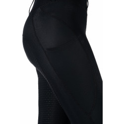 Legging HKM Jil taille haute fond 1/1 en silicone Noir