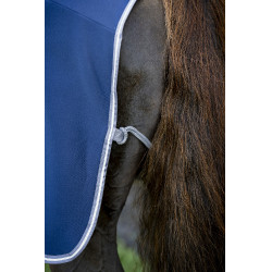 Couverture Horseware Amigo Jersey Poney Cooler Marine / gris titane / argent Bleu marine Couverture Horseware Amigo Jersey Poney Cooler Marine / gris titane / argent Bleu marine
